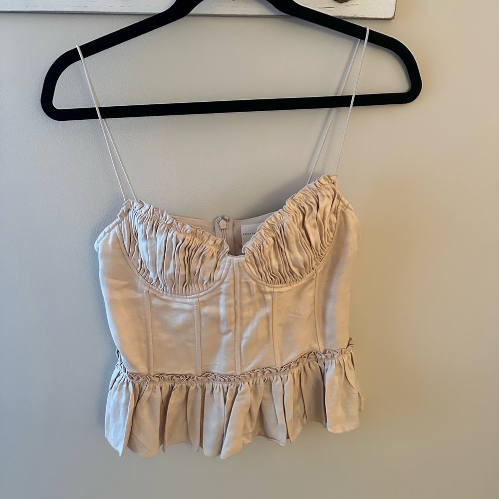 H&M corset style top new with tags Brock collection